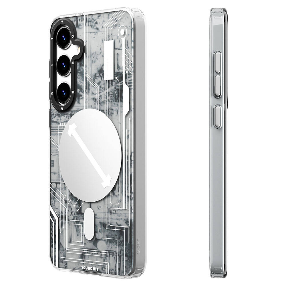 YoungKit Technology Serisi Galaxy S24 Magsafe Şarj Özellikli Telefon Kılıfı - 4 YoungKit Technology Serisi Galaxy S24 Magsafe Şarj Özellikli Telefon Kılıfı - 4